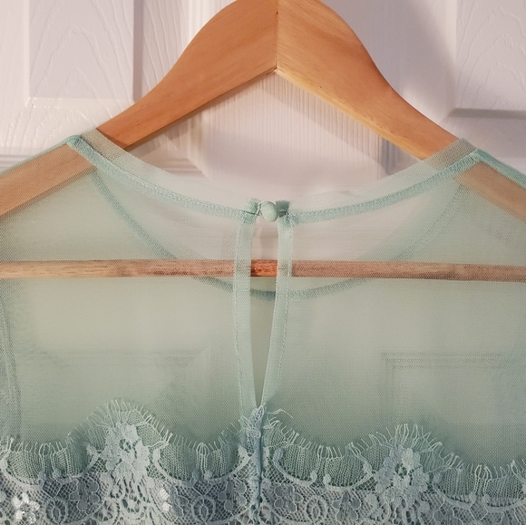 BCBG mint green lace cocktail dress - Picture 5 of 8